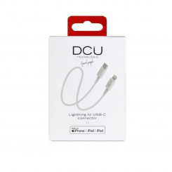 USB-C-Lightning Kaabel iPhone DCU 1 Valge 1 m