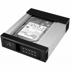 Hard drive protective case Startech HSB1SATSASBA Black