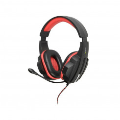 Headphones with microphone Tracer Expert Black Red