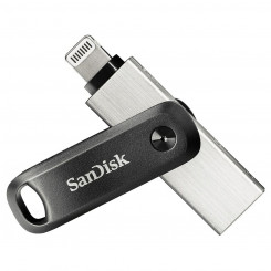 Mälupulk SanDisk iXpand Must Hõbedane 64 GB