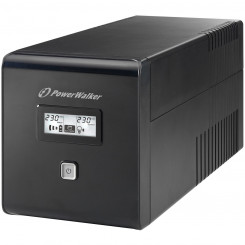 Uninterruptible Power Supply Interactive system UPS Power Walker PowerWalker VI 1000 LCD 600 W