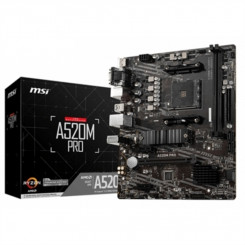 Материнская плата MSI 7D14-005R mATX AM4 AMD A520 AMD AMD AM4