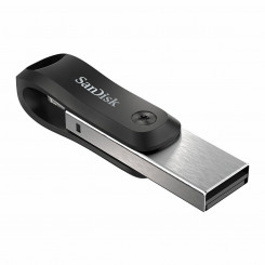 USB-pulk   SanDisk SDIX60N-128G-GN6NE         Must Hõbedane 128 GB  