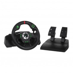 Гоночный руль Esperanza EGW101 Педали Черный Зеленый PlayStation 3