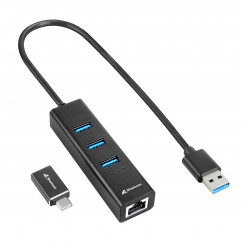4-портовый USB-концентратор Sharkoon Must