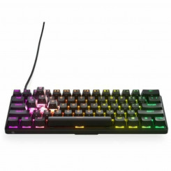 Keyboard SteelSeries Apex Pro Mini Gaming Black Backlit LDC AZERTY