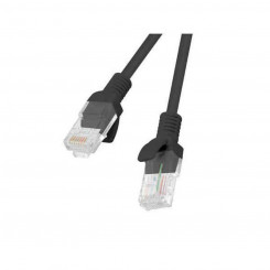 Жесткий сетевой кабель UTP категории 5e Lanberg PCU5-10CC-0100-BK, черный, 1 м