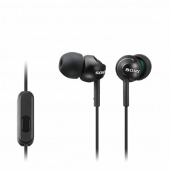 Headphones with microphone Sony MDR-EX110AP Black