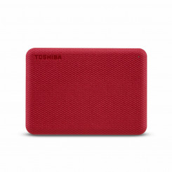 Väline Kõvaketas Toshiba CANVIO ADVANCE Punane 1 TB USB 3.2 Gen 1