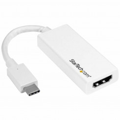 USB C-HDMI Adapter Startech CDP2HD4K60W Valge