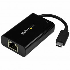 Võrguadapter USB C Startech US1GC30PD Gigabit Ethernet Must