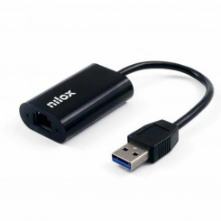 Adapterikaabel Nilox    Ethernet (RJ-45) USB-A