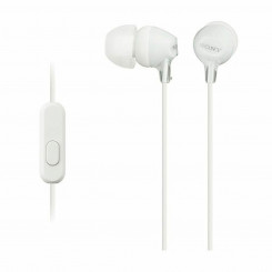 Headphones with microphone Sony in-ear White