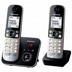 Cordless Telephone Panasonic KX-TG6822FRB Black Grey