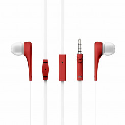 Headphones with microphone Energy Sistem Red