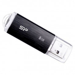 USB stick Silicon Power Ultima U02 8 GB USB 2.0 White Black 8 GB
