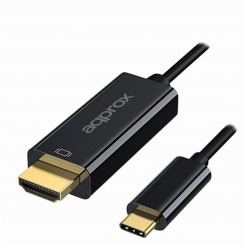 USB C -HDMI Kaabel approx! APPC52 Must Ultra HD 4K