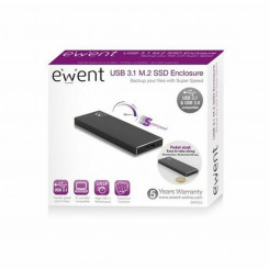 External Case Ewent EW7023 SSD M2 USB 3.1 Aluminum