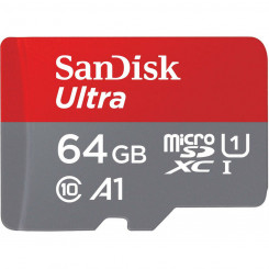 MicroSD Mälikaart с адаптером Western Digital SDSQUAB-064G-GN6IA 64 ГБ