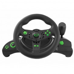 Гоночный руль Esperanza EGW102 Педали Зеленый ПК PlayStation 3