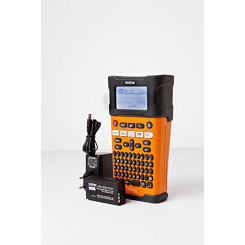 Профессиональный электрический принтер для этикеток Brother PTE300VPZX1 Оранжевый Черный/Оранжевый