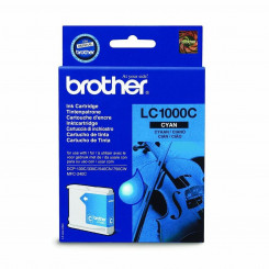 Оригинальный картридж Brother LC1000C, синий, фуксия