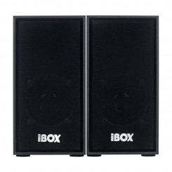 Desktop Speakers Ibox IGLSP1B Black 10 W