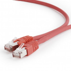 Жесткий сетевой кабель UTP категории 6 GEMBIRD PP6A-LSZHCU-R-0,5M Красный 50 см
