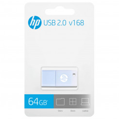 USB-накопитель HP X168 Синий 64 ГБ