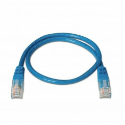 Жесткий сетевой кабель UTP категории 5e Aisens AWG24, синий, 1 м
