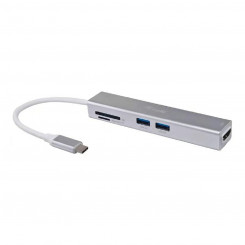 USB-концентратор Equip 133480 Серый