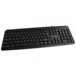 Keyboard Esperanza EK139 Black Black and White Polish QWERTY