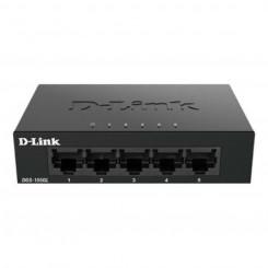 Lauaarvuti Võrgulüliti D-Link DGS-105GL 5xGB Plug&Play Must