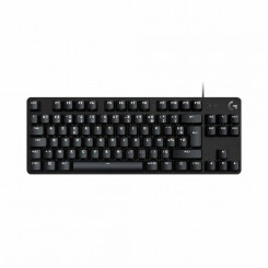 Keyboard Logitech G413 TKL SE USB Black Backlit Gaming AZERTY