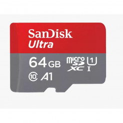 Mikro SD Kaart SanDisk SDSQUAB-064G-GN6MA Must 64 GB UHS-I