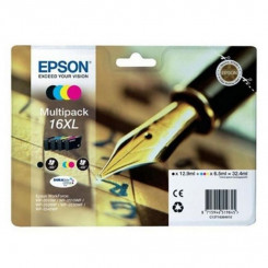 Compatible Ink Cartridge Epson T16XL Black Cyan Fuchsia Yellow
