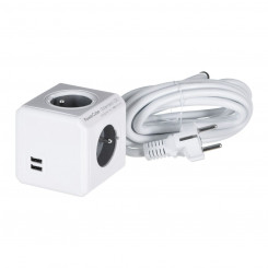 Cube with multiple connectors Allocacoc PowerCube Extended USB E(FR) (3 m)