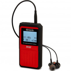 Radio Aiwa Red DAB/DAB+/FM LED Display