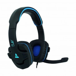 Ewent PL3320 Gamer Headset with Microphone Black Blue