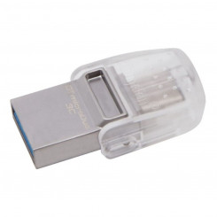 USB-pulk Kingston DataTraveler MicroDuo 3C 64 GB Must Lilla 64 GB