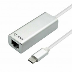 USB-Ethernet Adapter Aisens Conversor USB 3.1 Gen1 A USB C A Ethernet Gigabit 10/100/1000 Mbps, 15cm USB 3.1