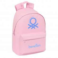 Рюкзак для ноутбука Benetton Benetton Розовый 31 x 41 x 16 см