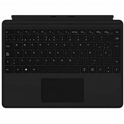 Bluetooth Keyboard with Tablet Support Microsoft QJX-00012 Black Spanish Spanish Qwerty QWERTY