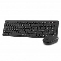 Клавиатура и беспроводная мышь Subblim SUBKBC-CSSW10, черный, испанский, испанский, Qwerty
