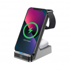 Charging stand Celly WLSTAND3IN1BK Black