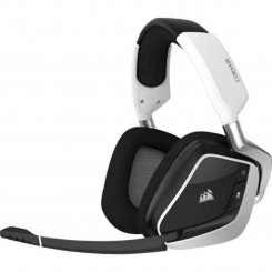 Bluetooth Headset with Microphone Corsair VOID RGB ELITE Wireless White Black/White