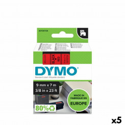 Thermal transfer tape Dymo D1 40917 7 m Black/Red (5 Units)
