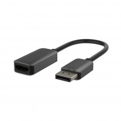 Адаптер DisplayPort-HDMI Belkin AVC011BTSGY-BL длиной 22 см