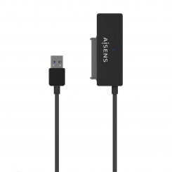 USB-SATA hard drive adapter Aisens ASE-35A01B USB Black USB-A USB 3.2