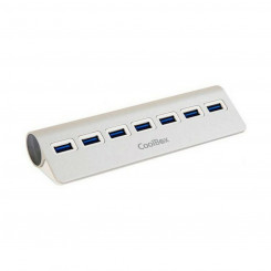 USB-хаб CoolBox COO-HU7ALU3 Алюминий (7 портов)